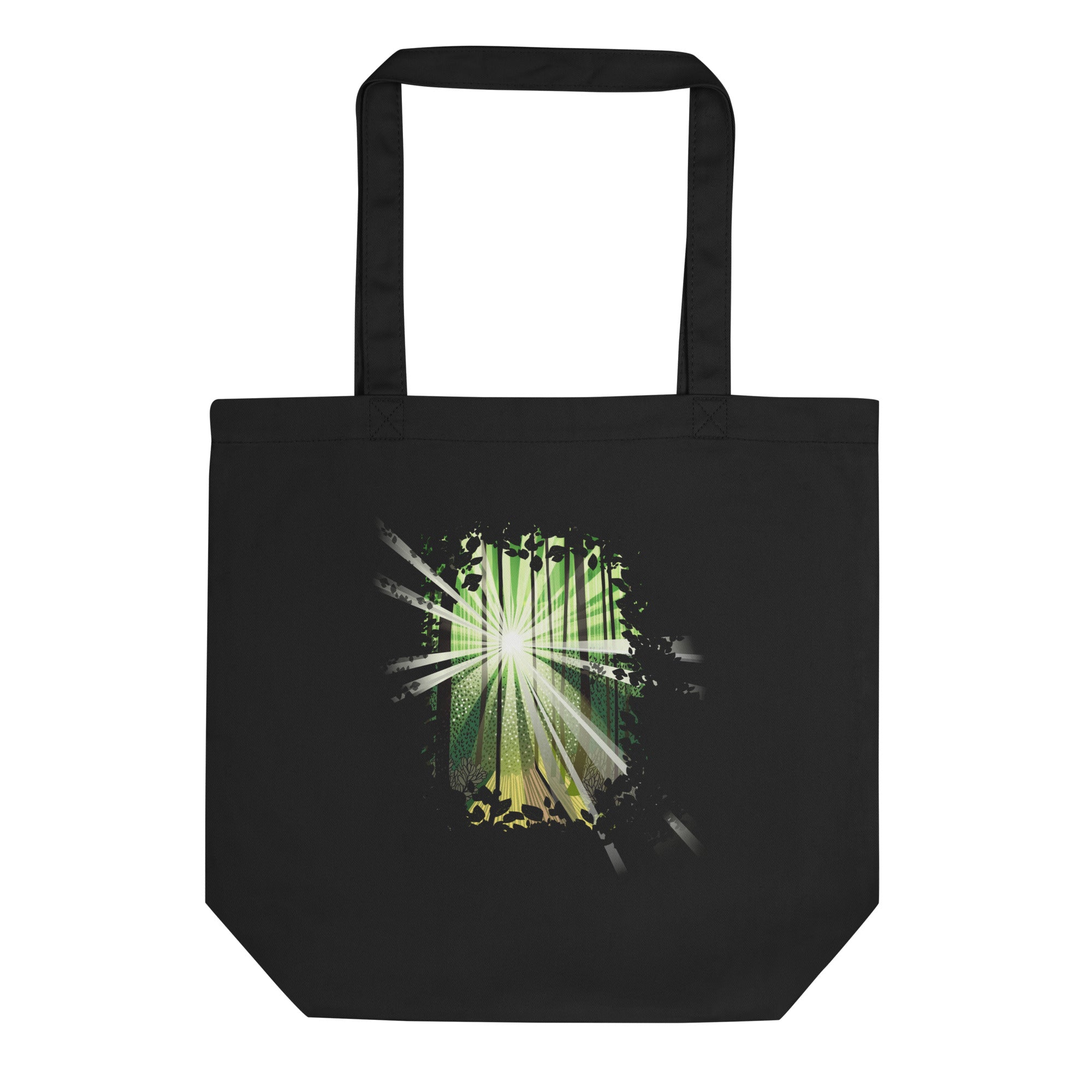 Eco Tote Bag - Komorebi - Black - Image 3