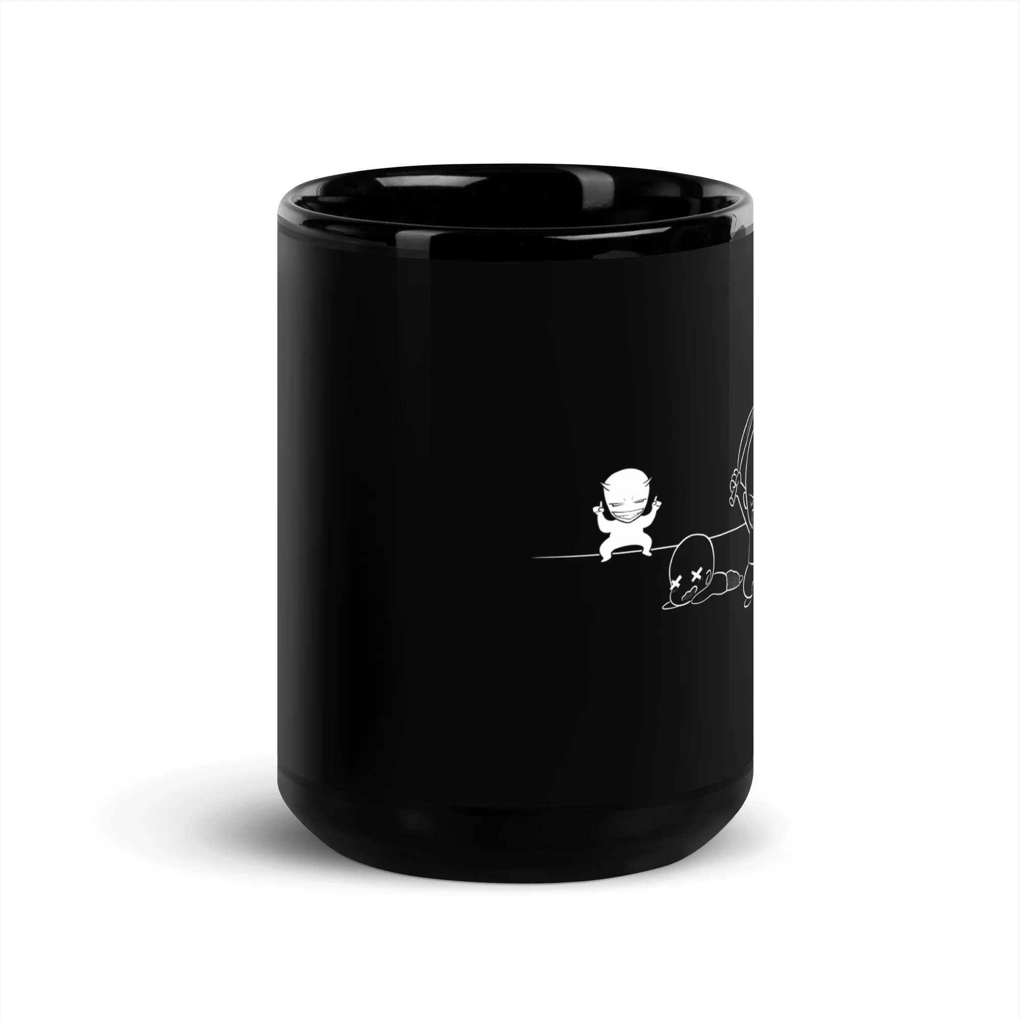 Giedi Love Group  - Black Glossy Mug - Image 5
