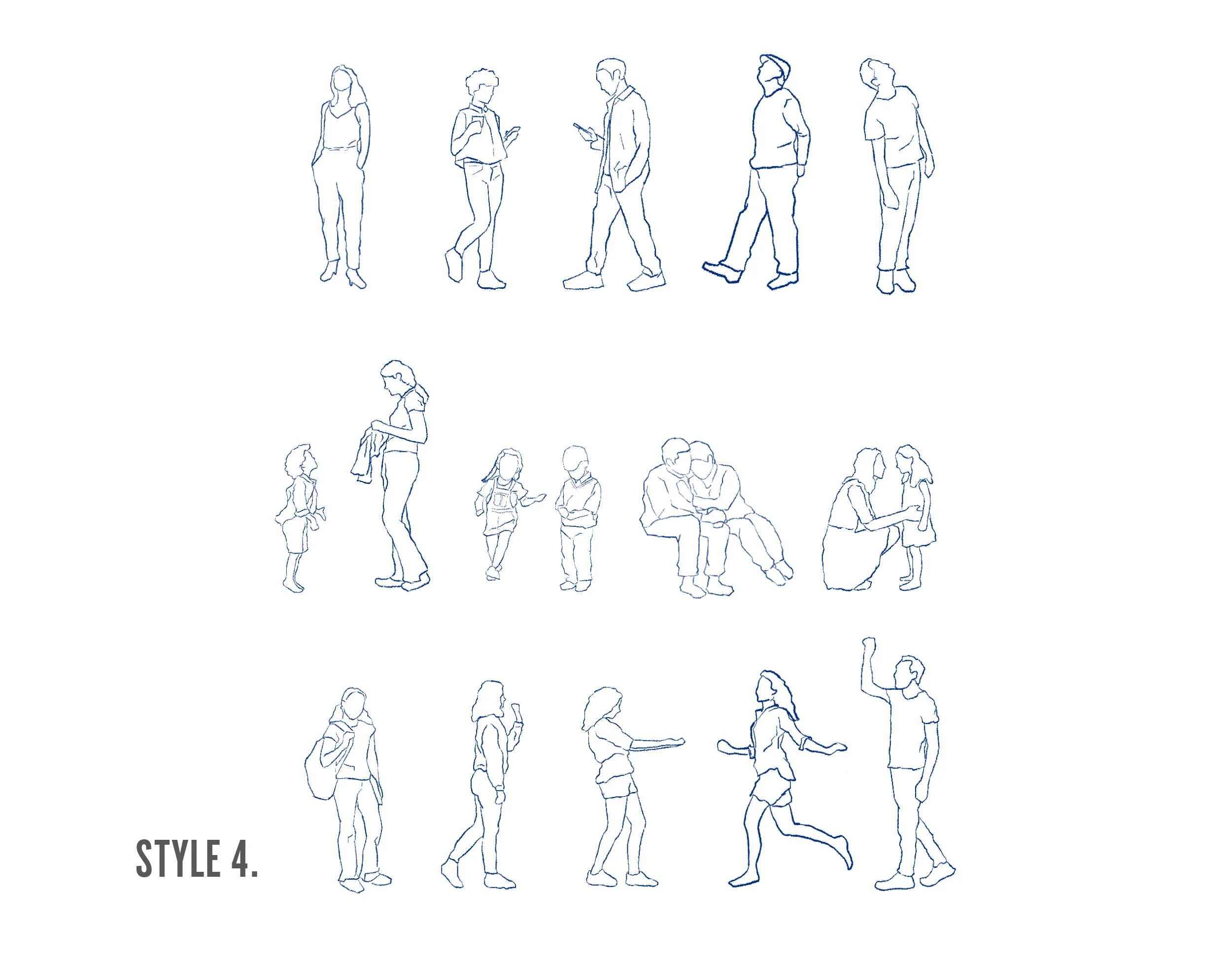 Procreate Watercolour People Set - Image 3