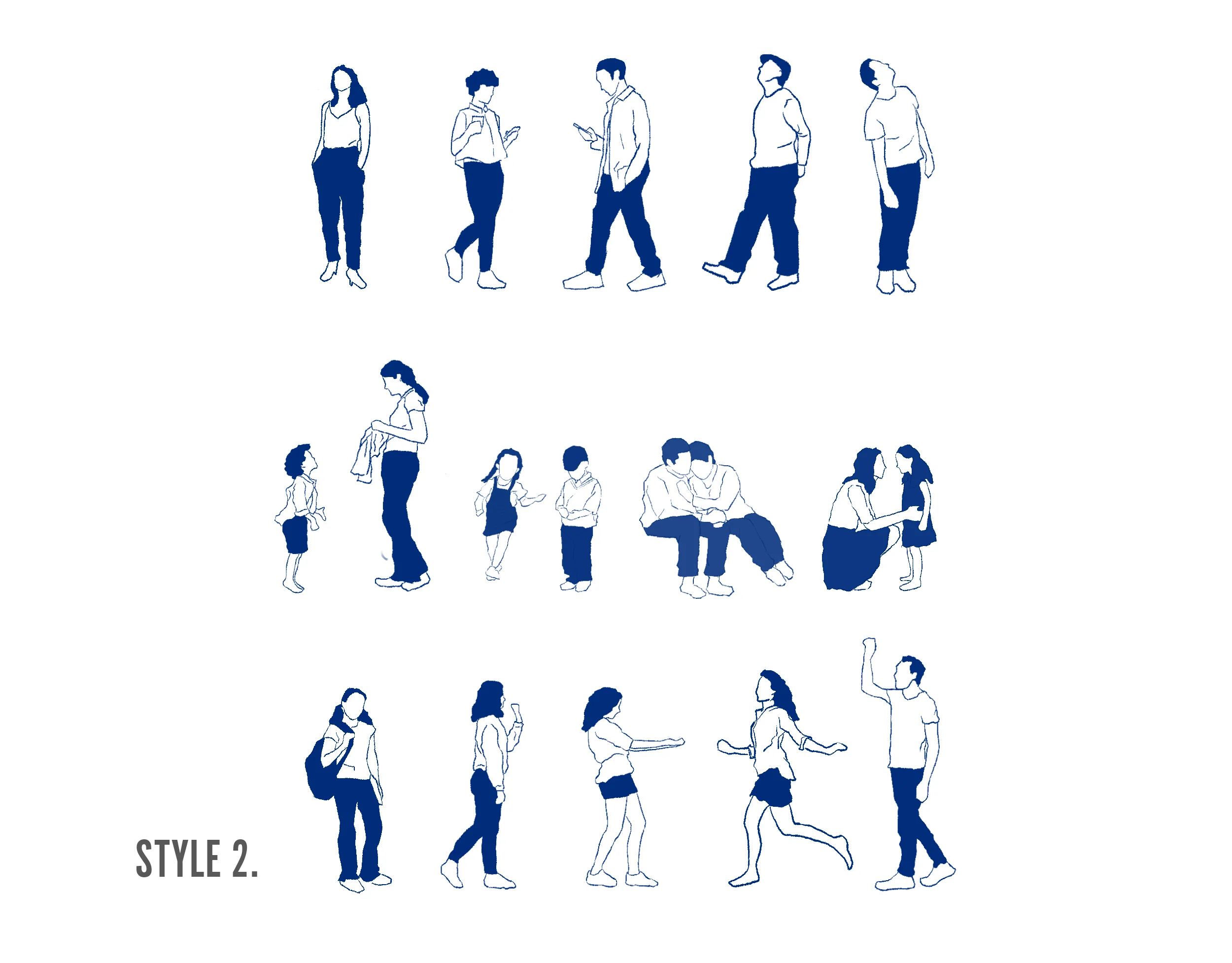 Procreate Watercolour People Set - Image 5