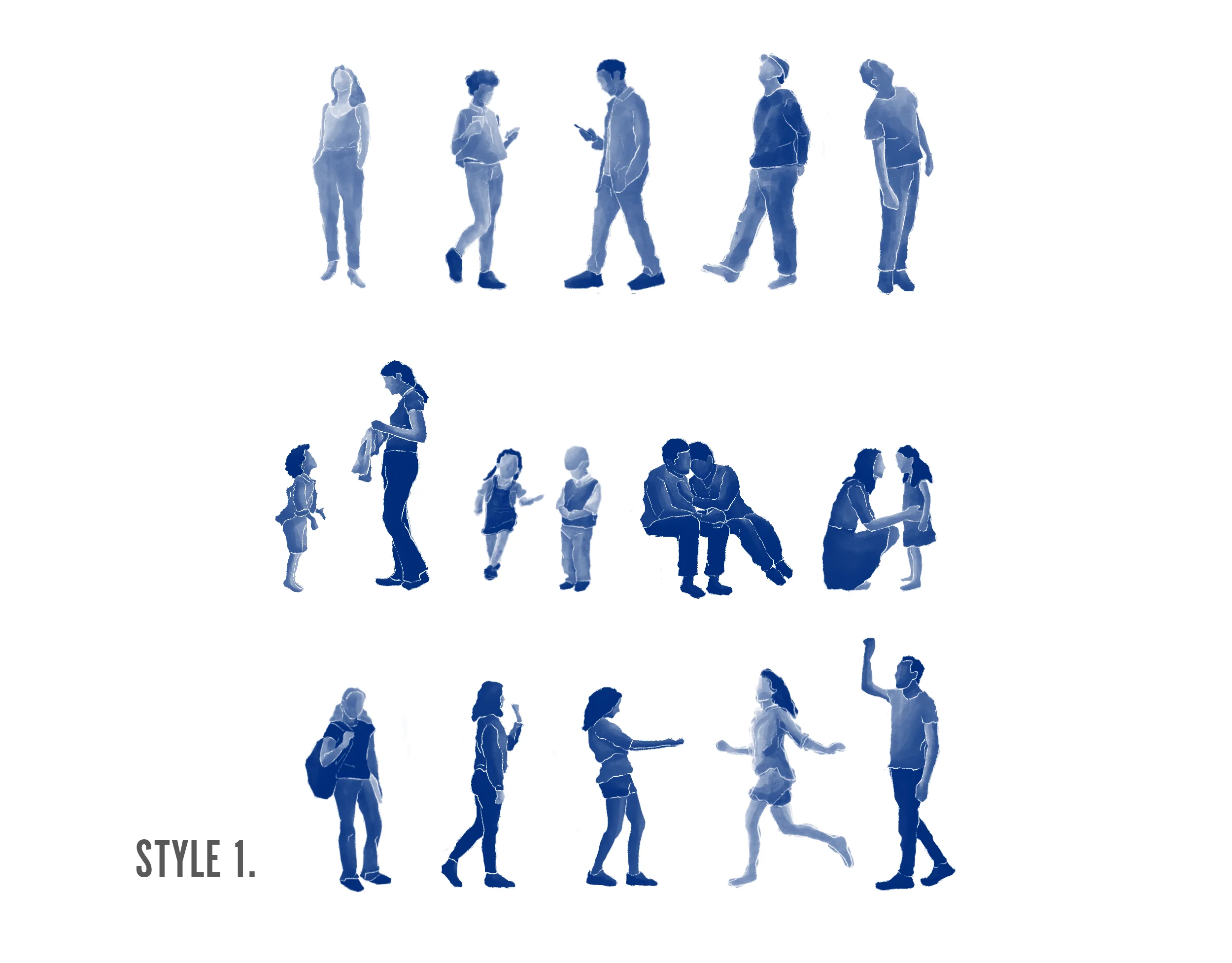 Procreate Watercolour People Set - Image 7