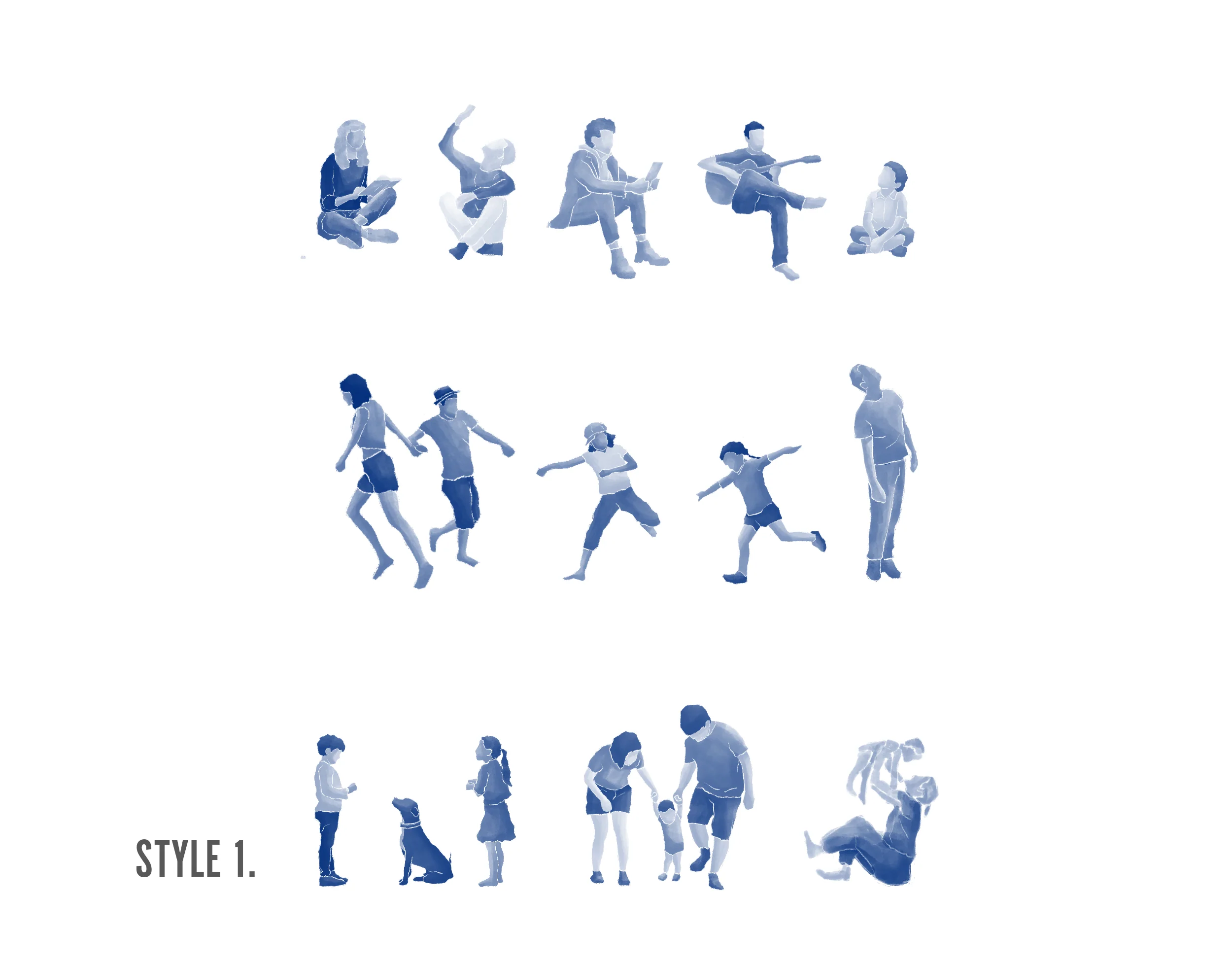 Procreate Watercolour People Set - Image 8